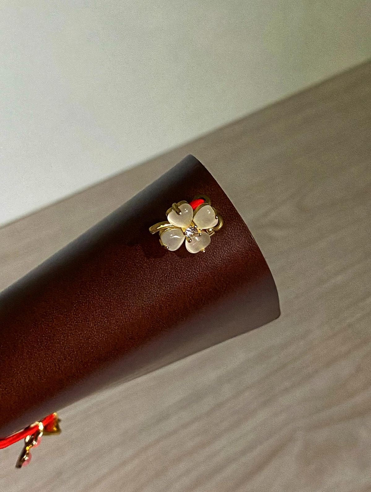 A) Leather Journal Burgundy