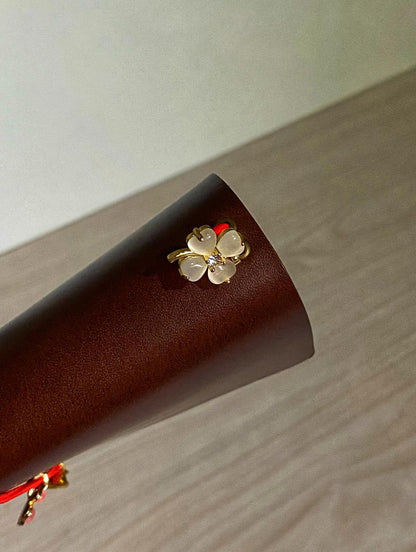 A) Leather Journal Burgundy