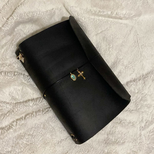 A) Leather Journal Black