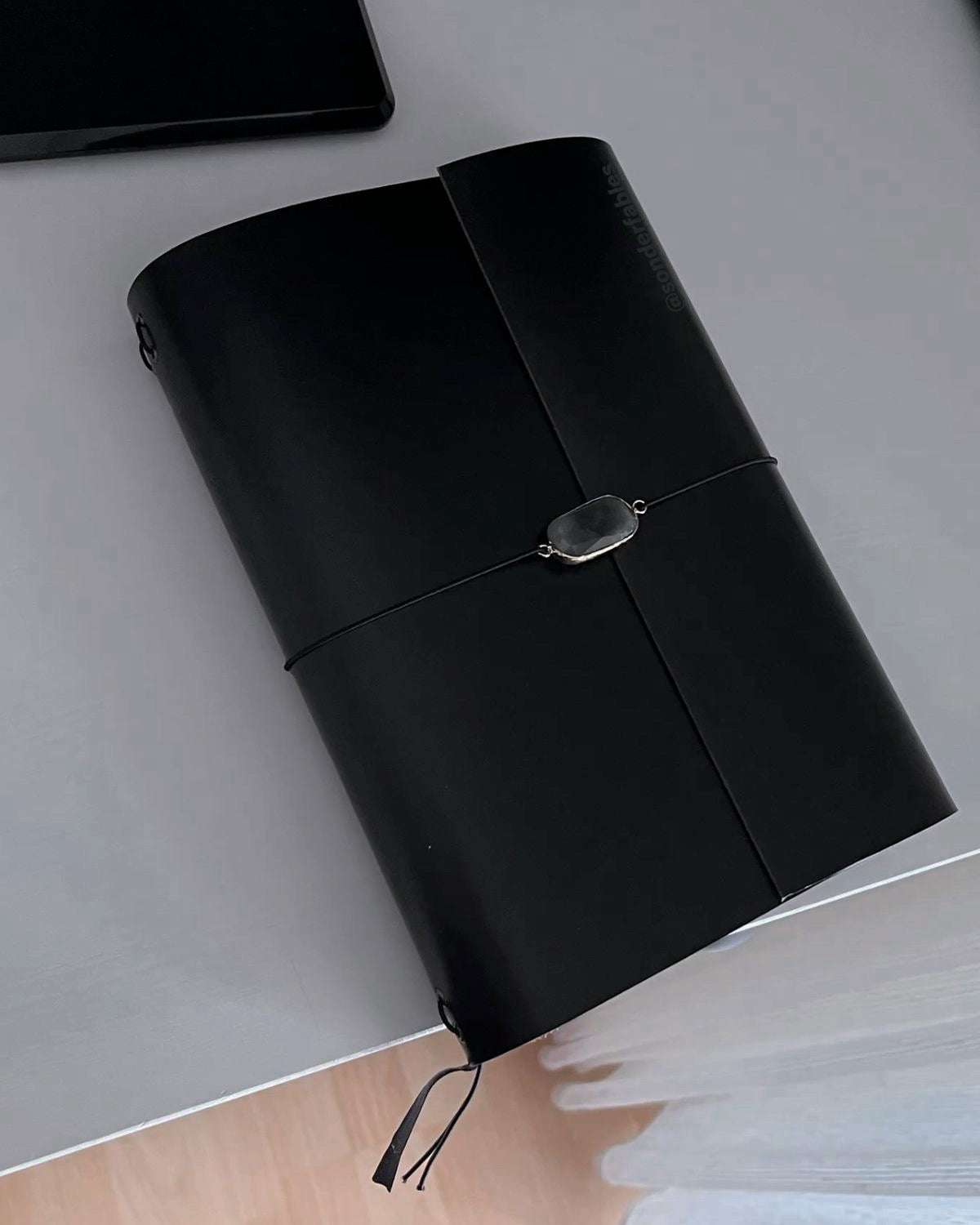 A) Leather Journal Black